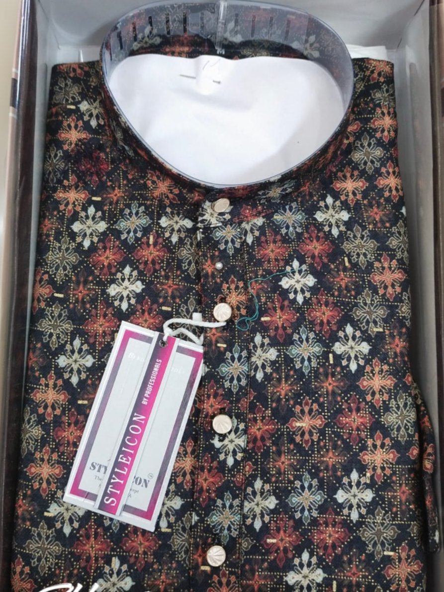 Men's Ethnic Kurta - Print