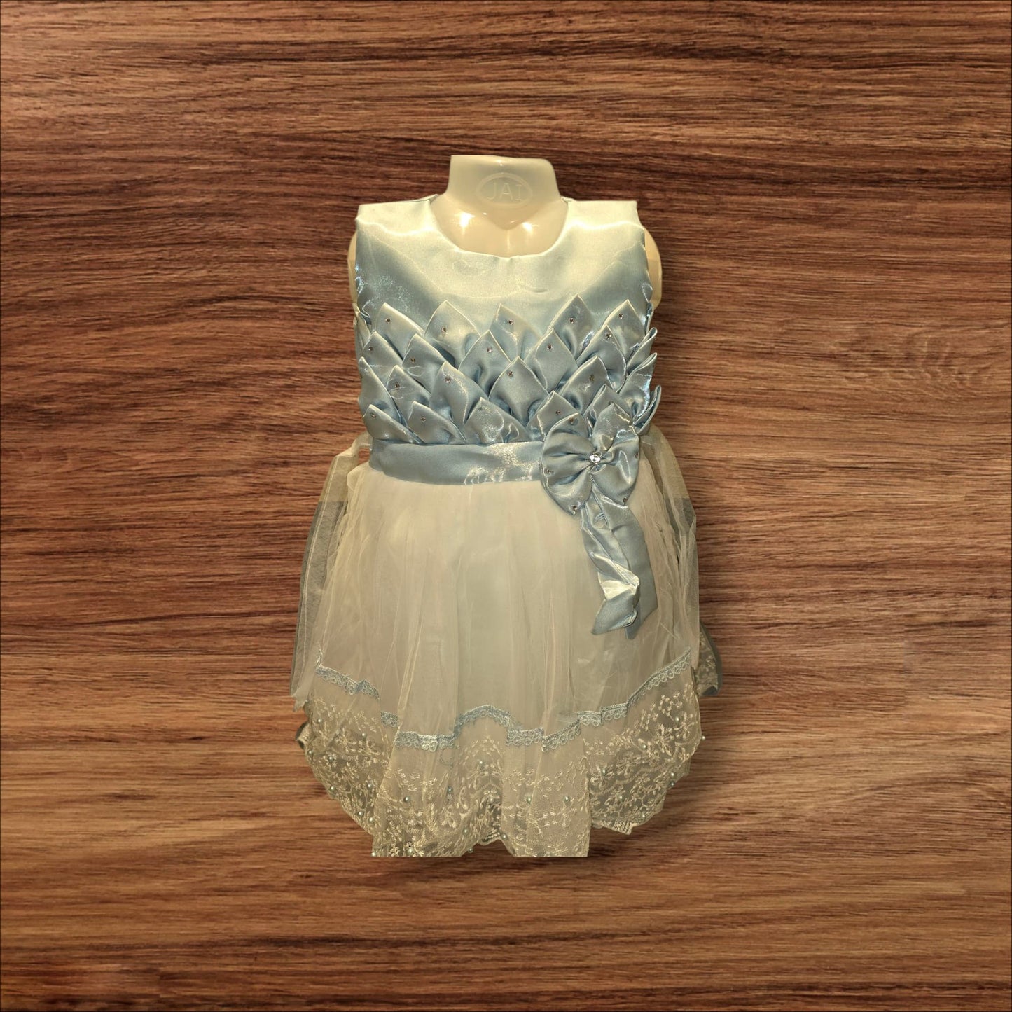 Elegant Sky Blue Party Dress - G5