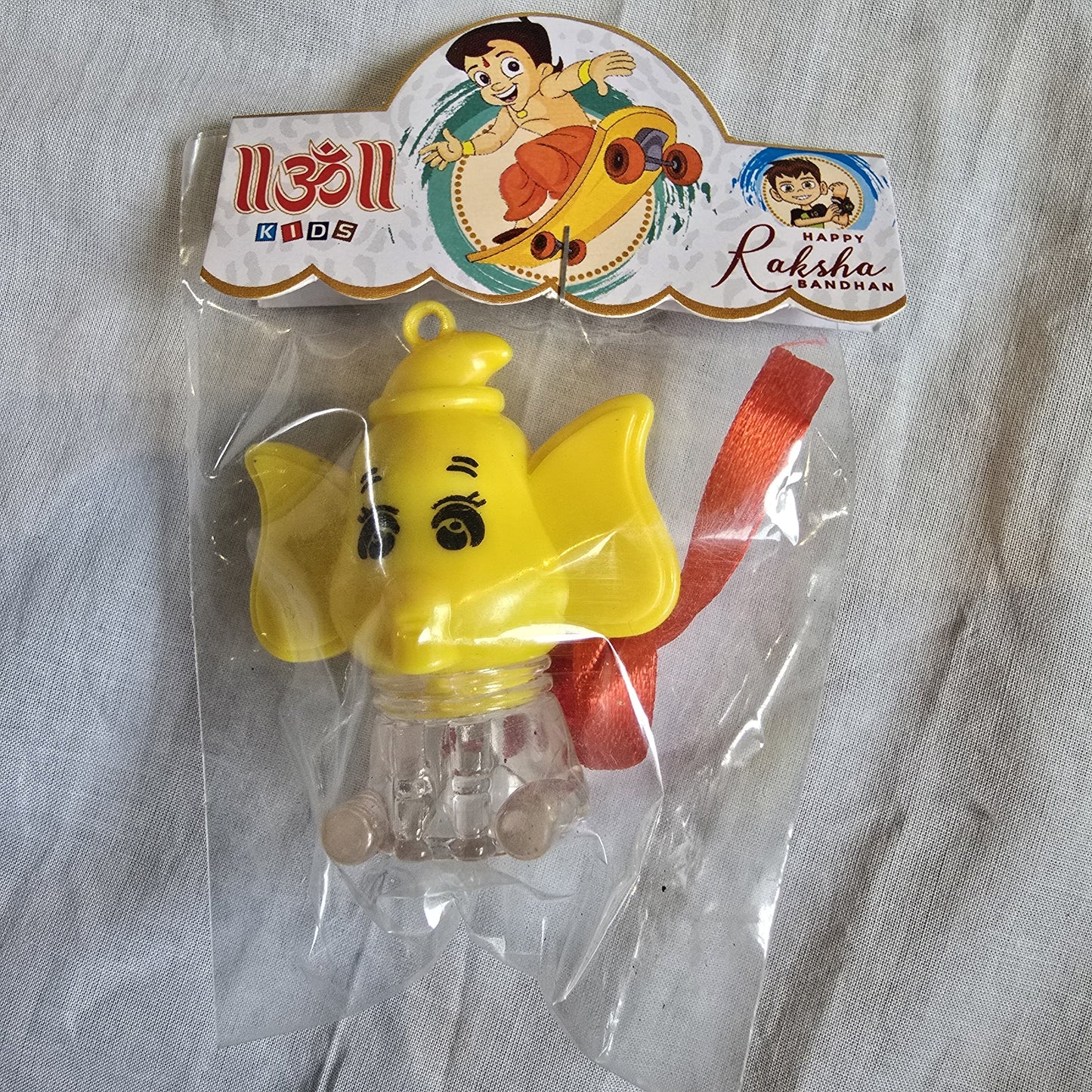 Elephant Light Rakhi for Babies – Soft, Safe & Adorable Design