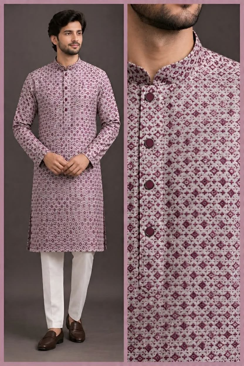  Maroon Indian festive kurta for men melbourne