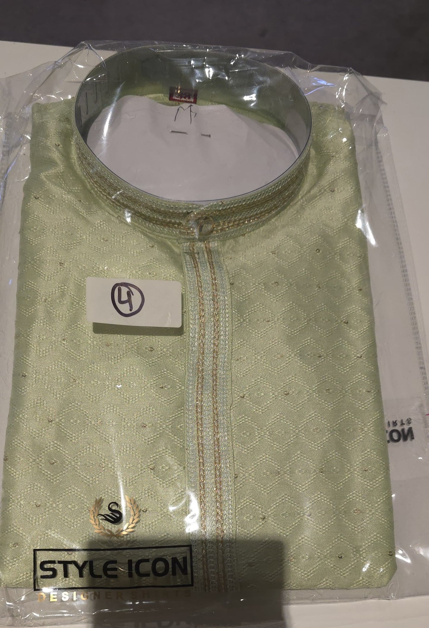 Mens Kurta - Light Green