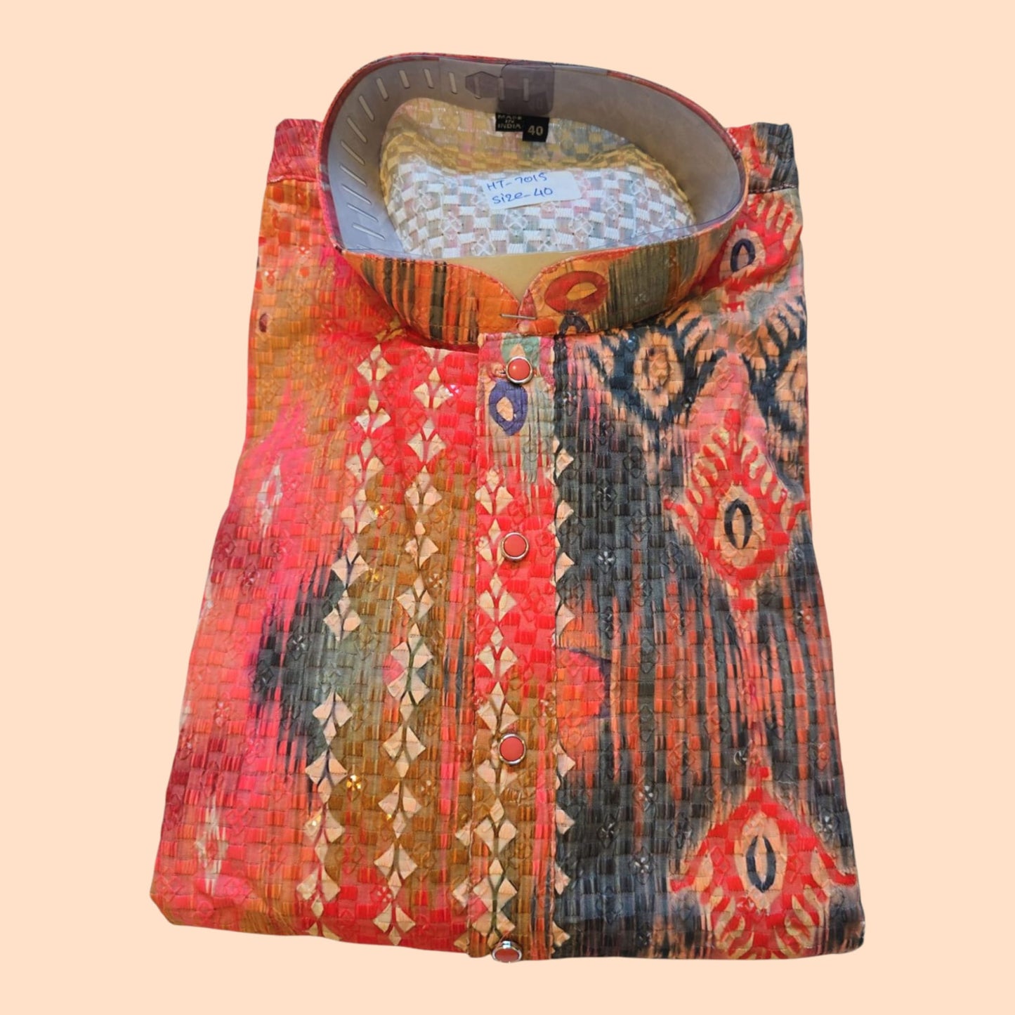 Men’s Multicolour Cotton Kurta (MK29)