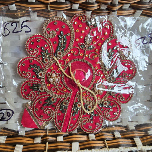 Laddu Gopal Dress (8 inches),  size 4 – Dark pink-20