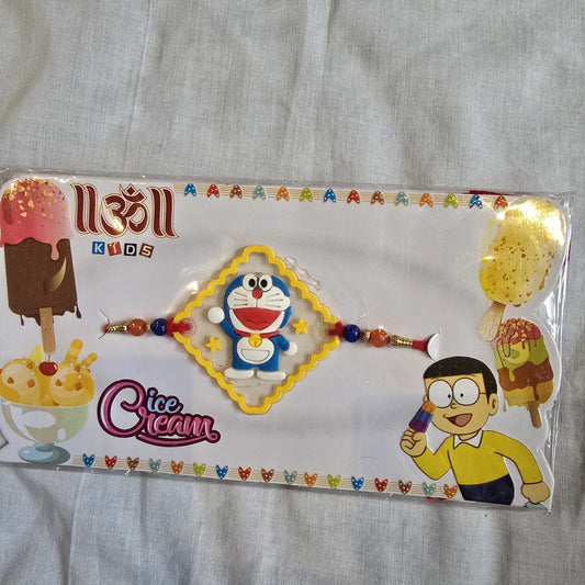 Doraemon Kids Rakhi – Fun Cartoon Rakhi for Boys