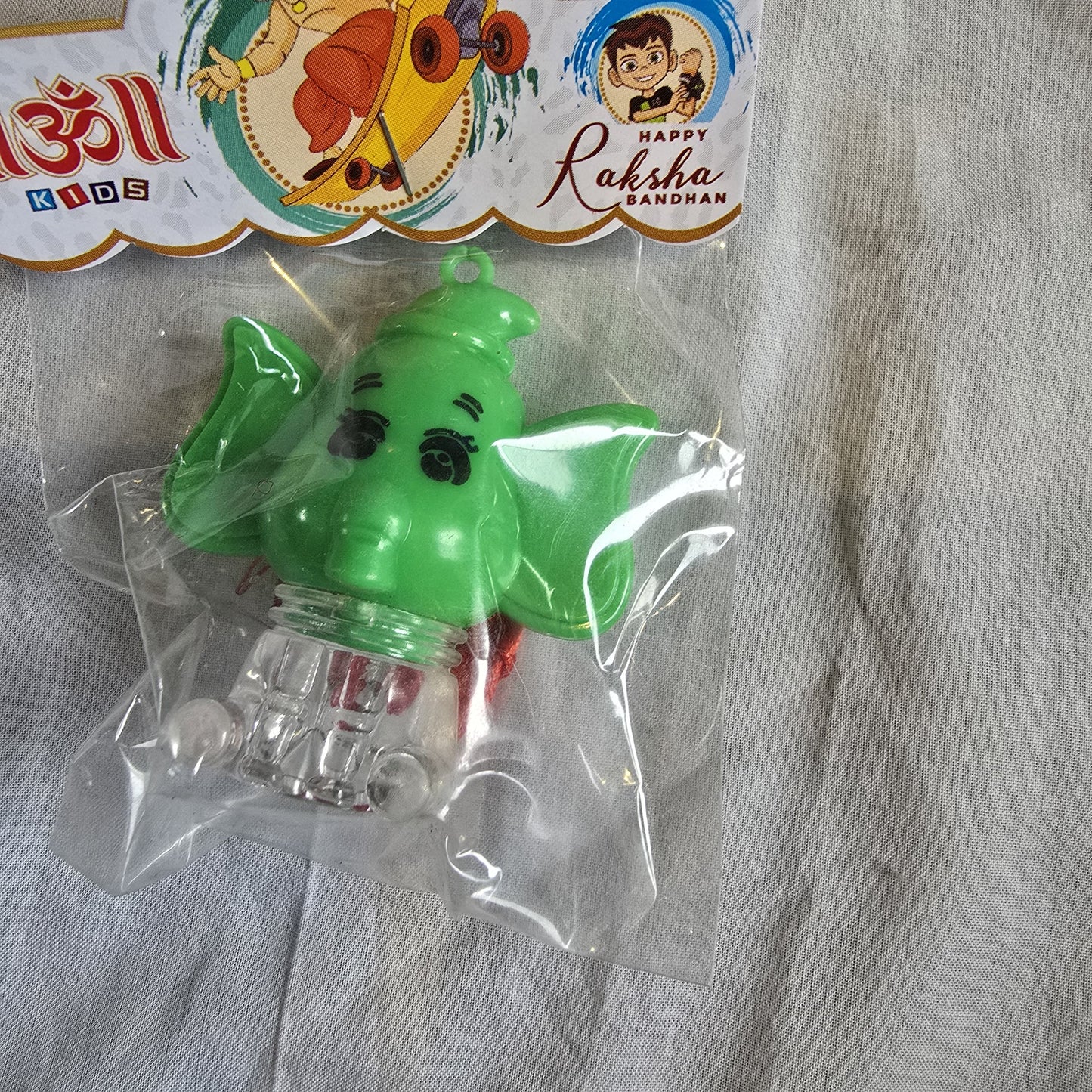 Elephant Light Rakhi for Babies – Soft, Safe & Adorable Design