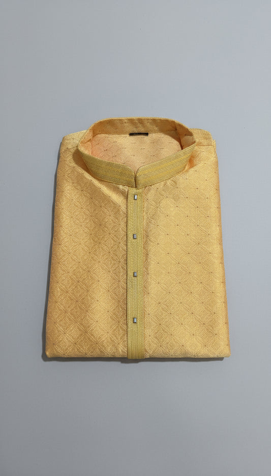 Yellow Men’s Kurta | Festive & Wedding Ethnic Wear - MK60