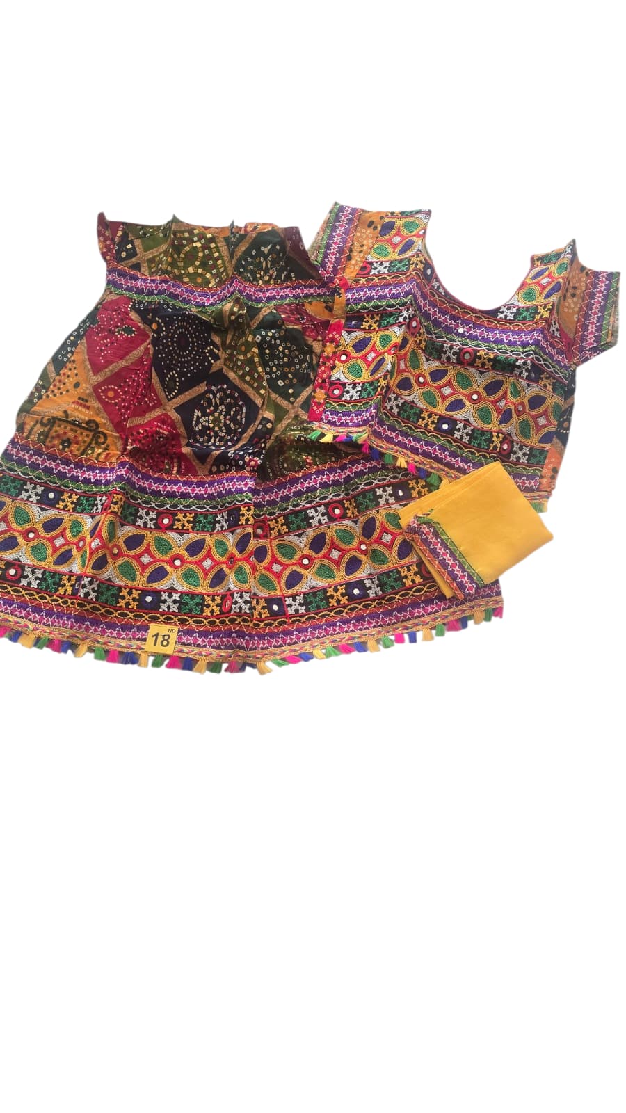 Multi color Lehnga choli with Embroidary