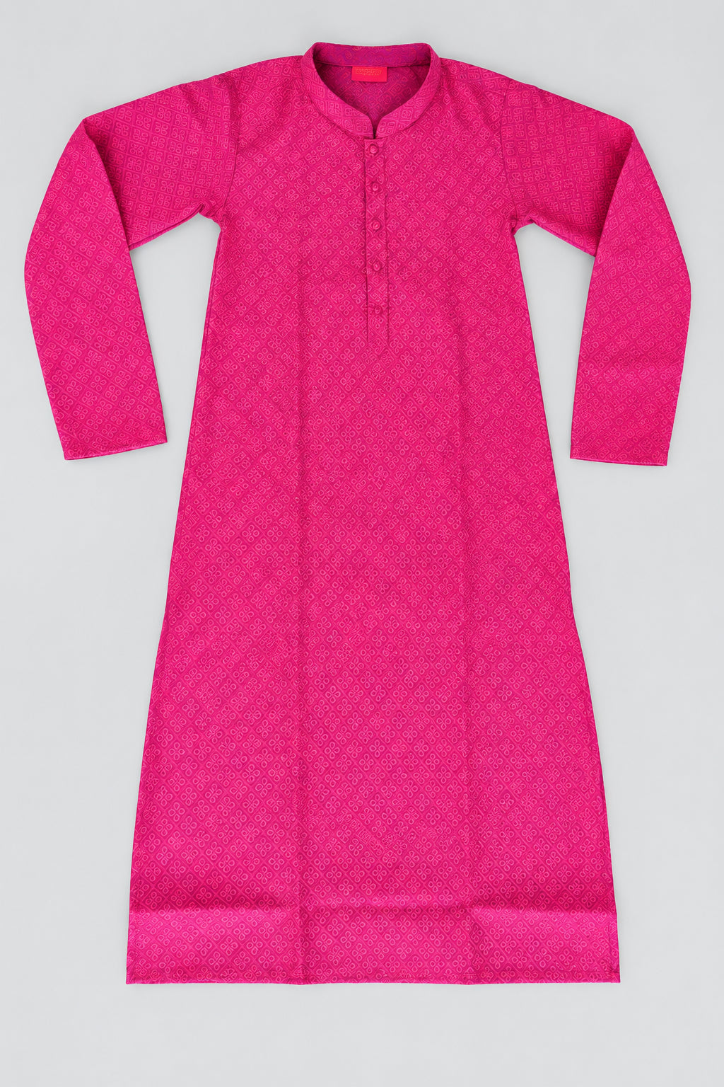 Pink Printed Men’s Kurta – Indian Ethnic Wear