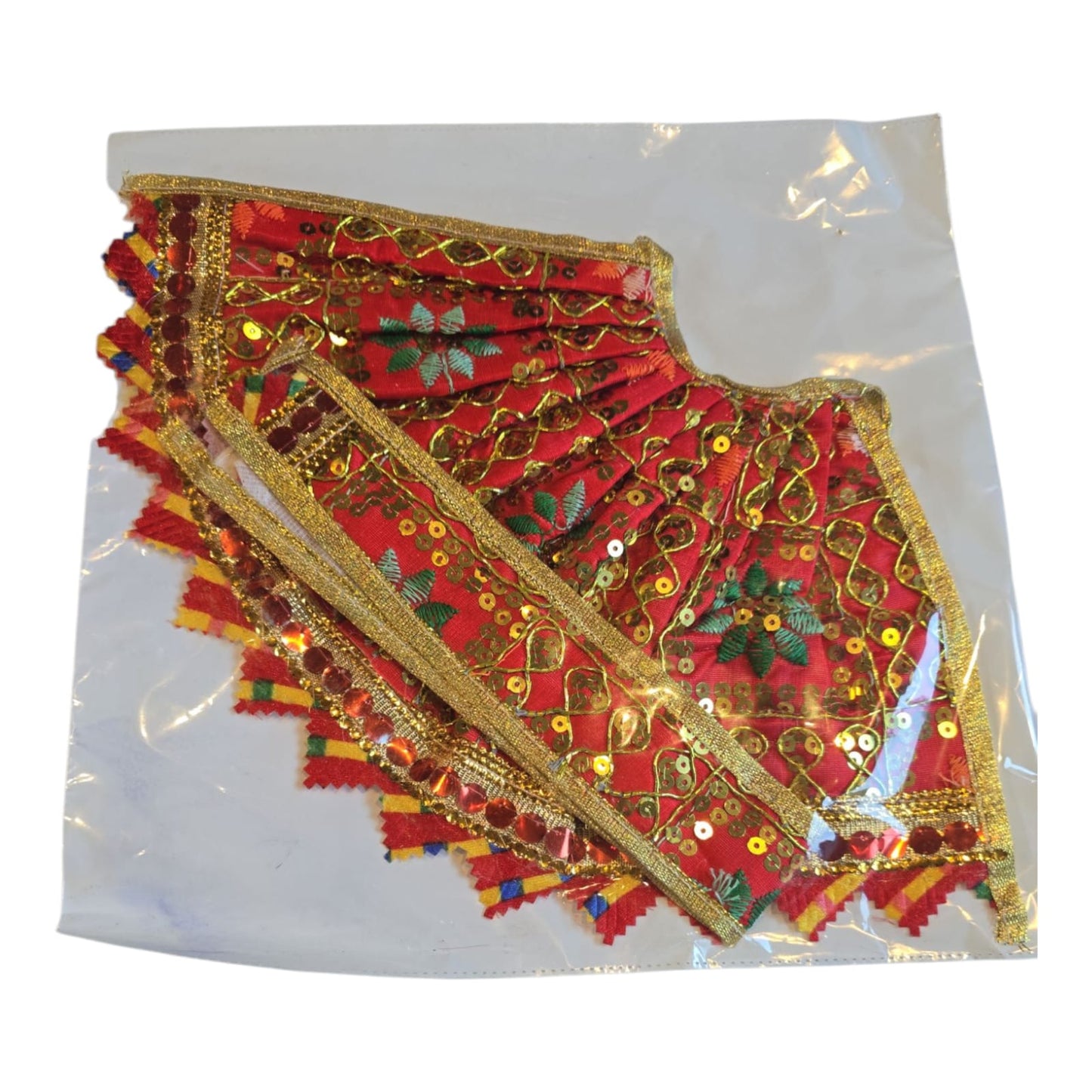ZD7 - Durga ji lehnga chunri -Red