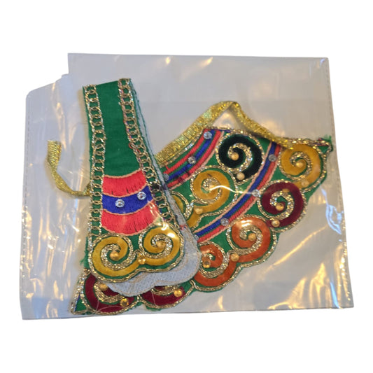 ZD11 - Durga ji lehnga chunri -Multicolour