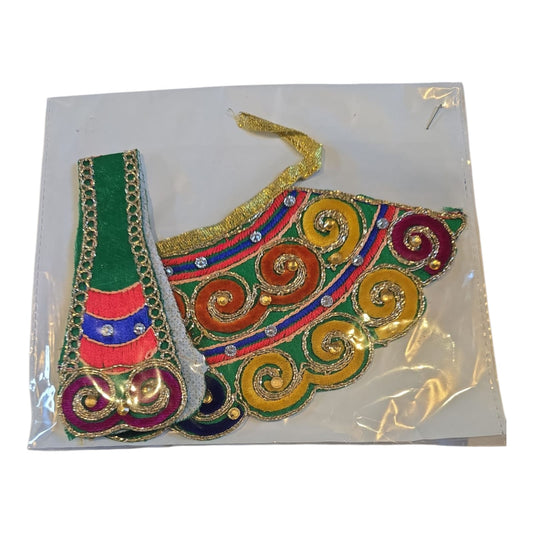 ZD10 - Durga ji lehnga chunri -Multicolour