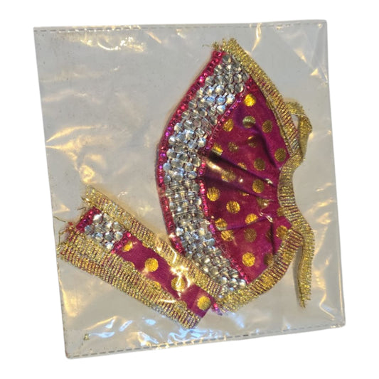ZD16 - Durga ji lehnga chunri - Red (Small)