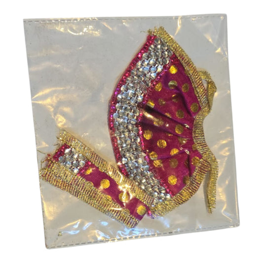 ZD12 - Durga ji lehnga chunri -Red