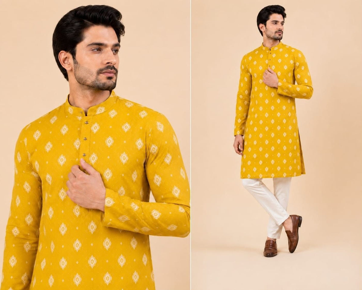 Yellow Premium kurta Melbourne